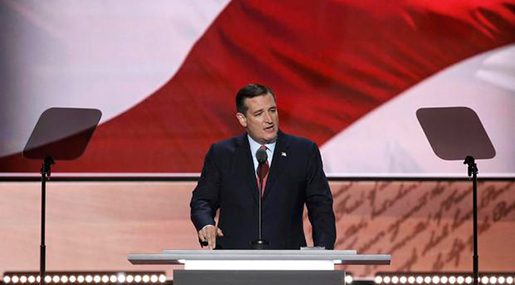 Republican senator Ted Cruz