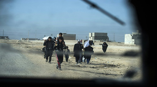 Iraqis fleeing 