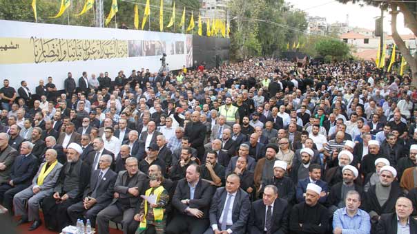 Hizbullah Secretary General His Eminence Sayyed Nasrallah delivered on Sunday a televised speech commemorating a week son the martyrdom of the martyr 