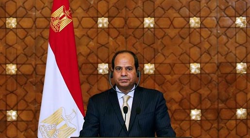 Egyptian president Abdel Fattah Sisi