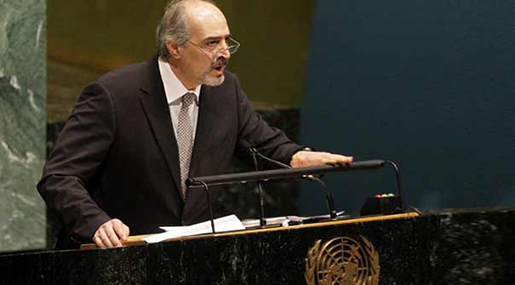 Syrian UN Envoy Bashar Jaafari