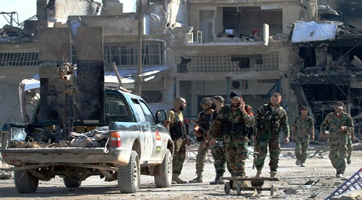 Syrian Army troops