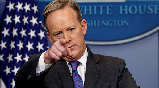 White House spokesman Sean Spicer 
