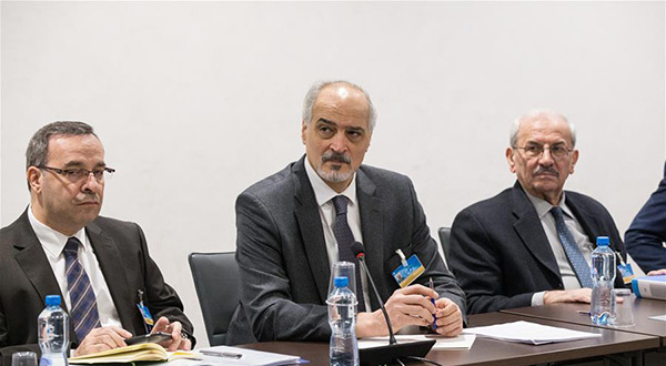 Head of Syrian Arab Republic delegation to intra-Syrian dialogue in Geneva Bashar al-Jaafari