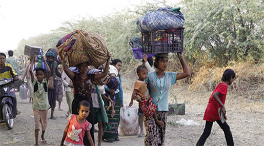 Thousand Flee Fighting, Violence in North Myanmar