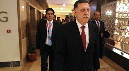 Fayez al-Sarraj, head of the Tripoli-based Government of National Accord