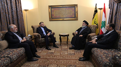 Sayyed Nasrallah Receives Iranian Diplomat Hossein Amir-Abdollahian 