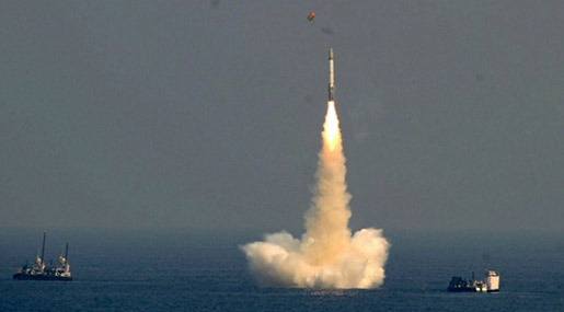 Pakistan Fires ‘First Submarine-Launched Nuclear-Capable Missile'
