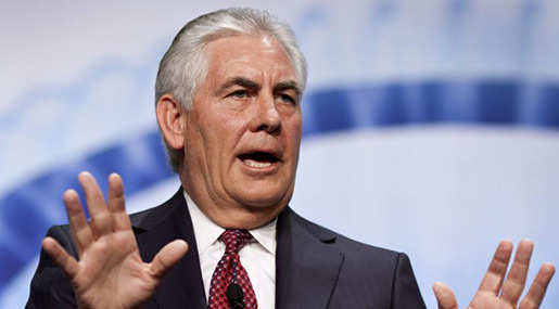 Prospective US Secretary of State Rex Tillerson 