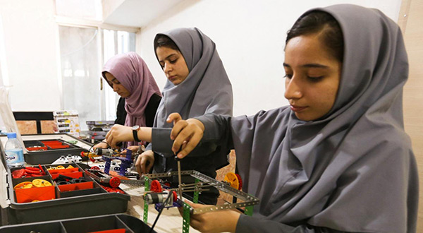 The Afghan all-girls robotics team