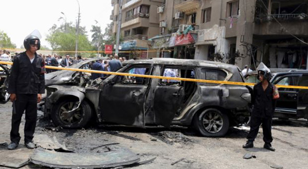 2015 assassination scene in Cairo