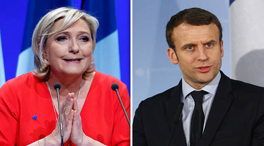 French Elections: Le Pen to Beat Macron in 1st Round