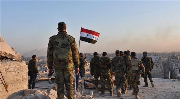 Syrian Arab Army troops