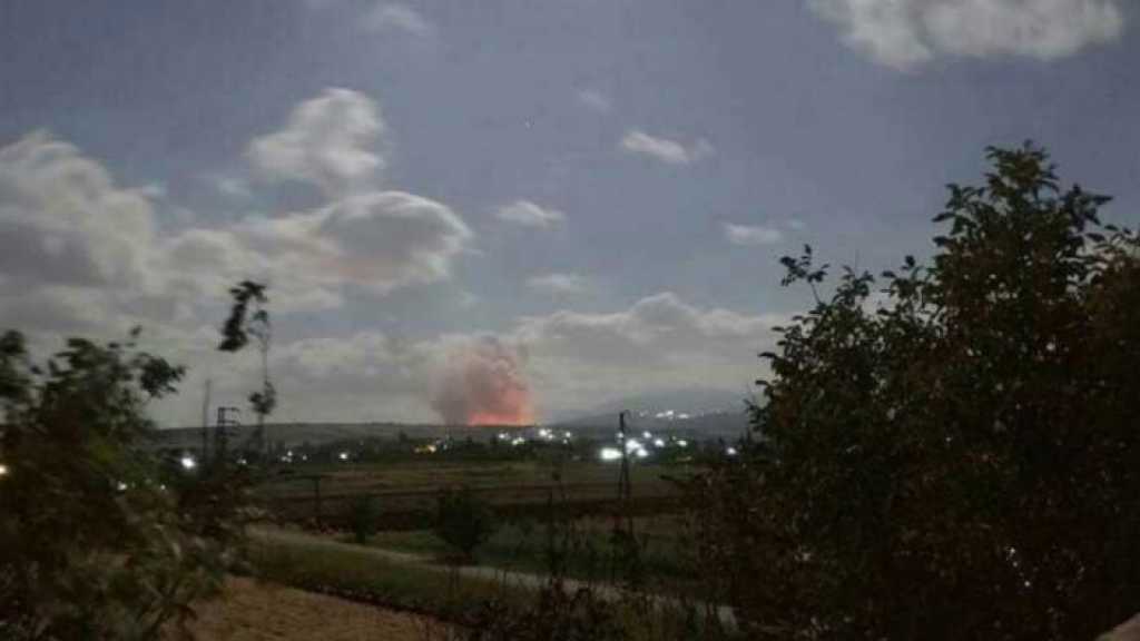 New “Israeli” Aggression: Striking Military Post in Hama