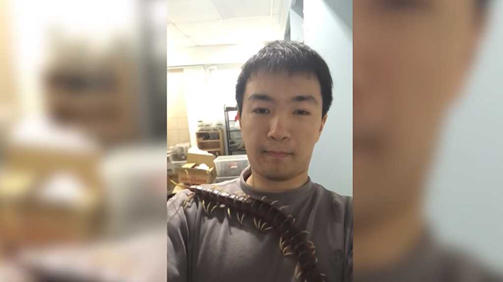 Taiwanese Student Befriends Giant Venomous Centipede