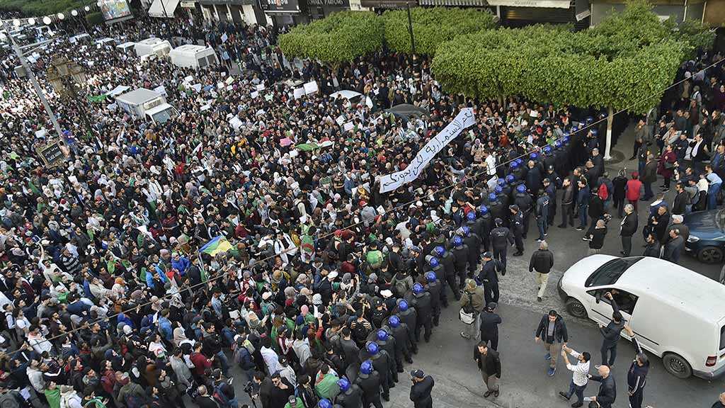 Algerians Take to Streets in Largest Anti-Government Protest in Decades