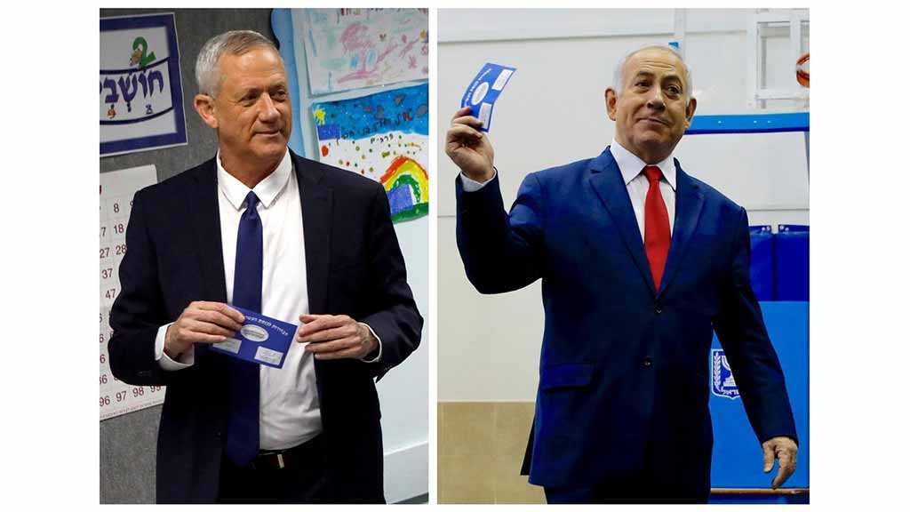 «Israeli» Elections: Bibi, Gantz Both Claim Victory in Polls
