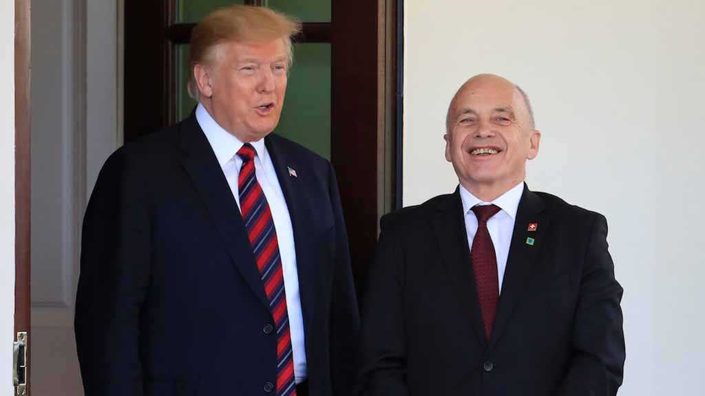 Trump Hands Swiss President Surprise White House Invite