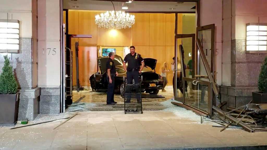 Car Crashes into Lobby of Trump Plaza in New Rochelle