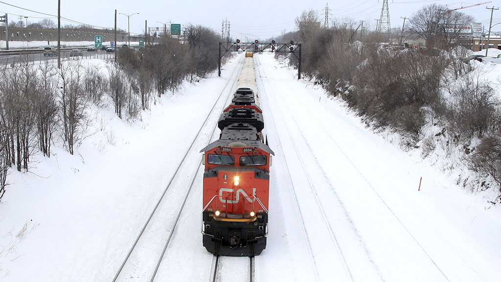 Thousands of Canadian National Railway Workers Go On Strike