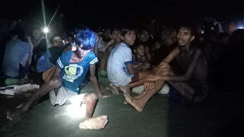 Starving Rohingya Refugees Rescued Off Bangladesh after Two Months At Sea