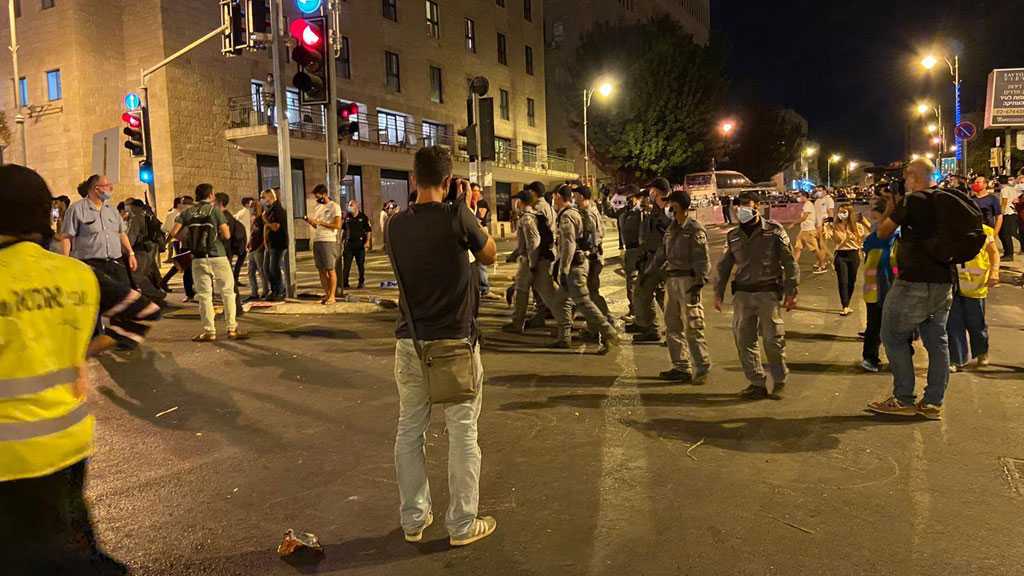 ‘Israeli’ Police Arrest Four Protesters Following New Coronavirus Lockdown Law