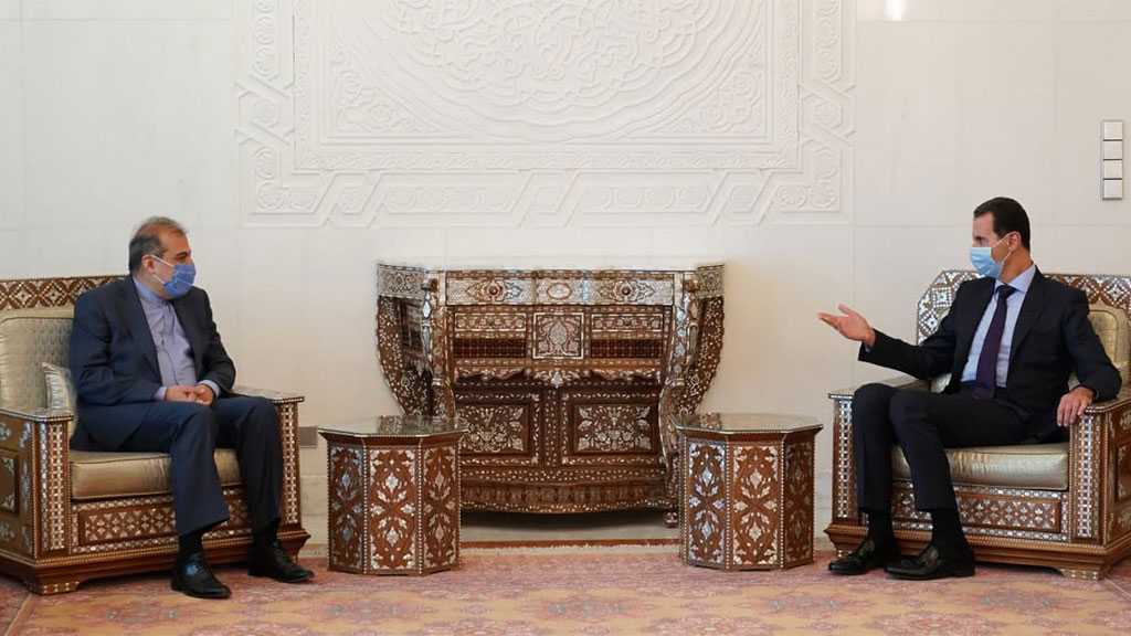 Iranian Diplomat Holds Talks with Syrian President in Damascus
