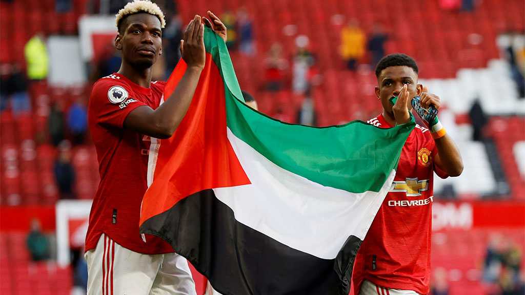 Save Palestine: Pogba, Diallo hold up Palestine flag at Manchester United match