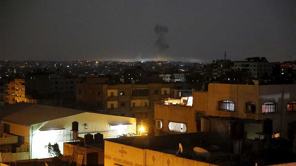 ‘Israeli’ Warplanes Bomb Several Locations across Gaza