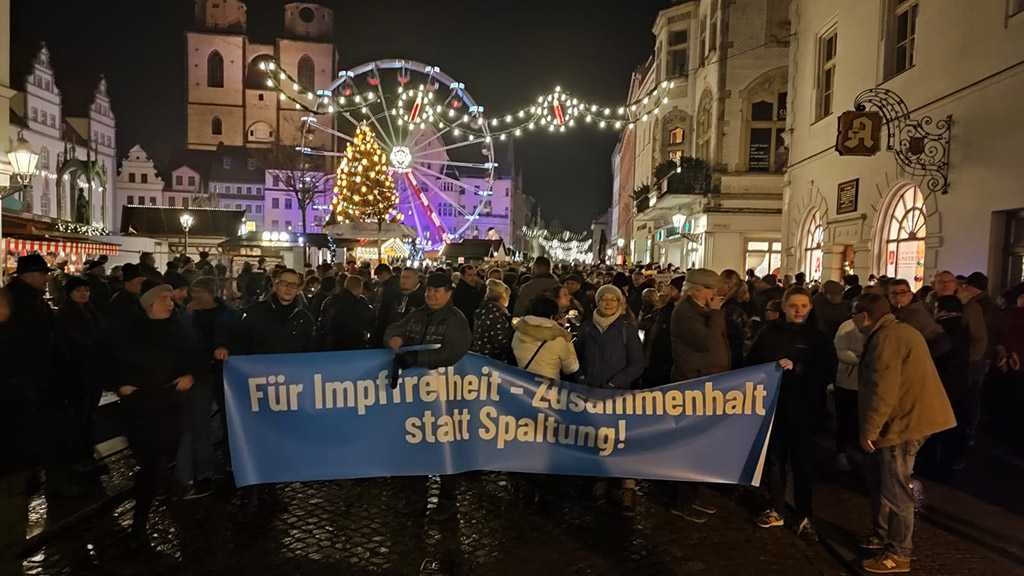 Mass Protests against COVID-19 Restrictions Hit Eastern Germany