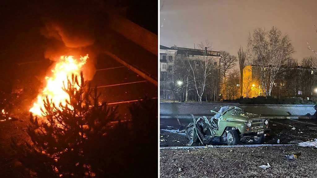 Two Explosions Hit Luhansk Region in Eastern Ukraine, Gas Pipeline On Fire
