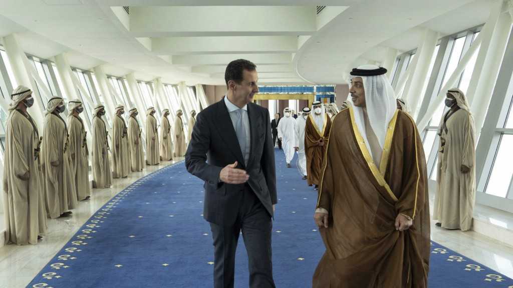Al-Assad Visits UAE, Meets Abu Dhabi Crown Prince