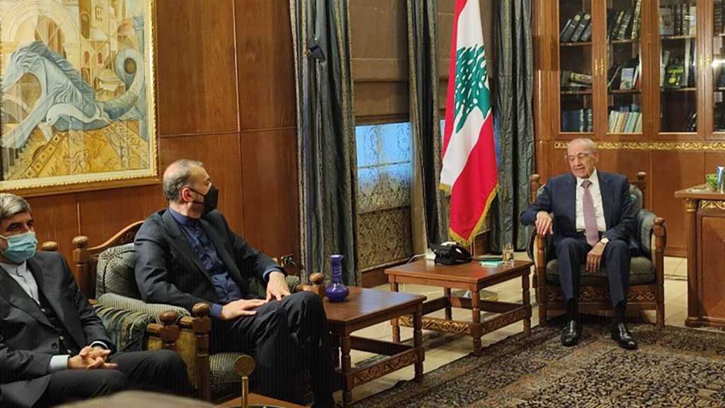 Iran FM Meets Lebanon’s Parl’t Speaker: Tehran Not Favoring Protracted Talks in Vienna
