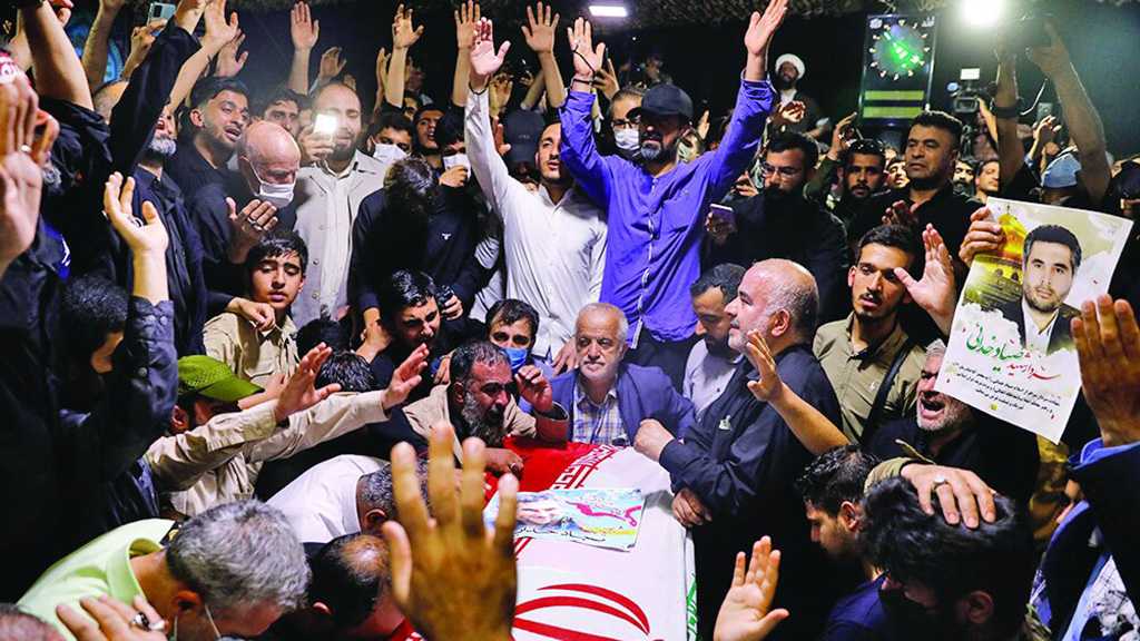Iranians Hold Funeral for IRG Member Assassinated in Tehran