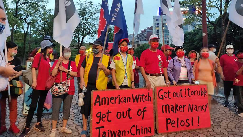 Taiwanese Protest Pelosi’s Visit: ’Get Out Trouble Maker!’