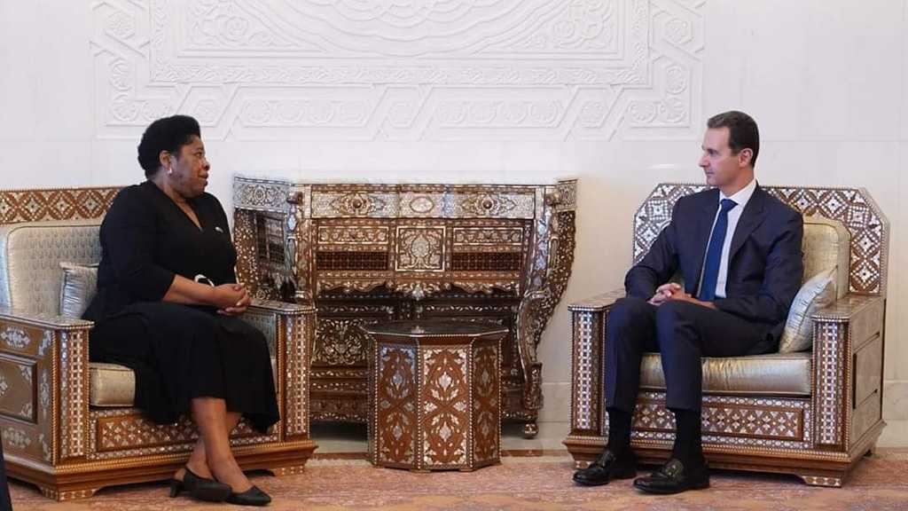 Syrian President Assad: Syria Committed to Develop Relations with South Africa