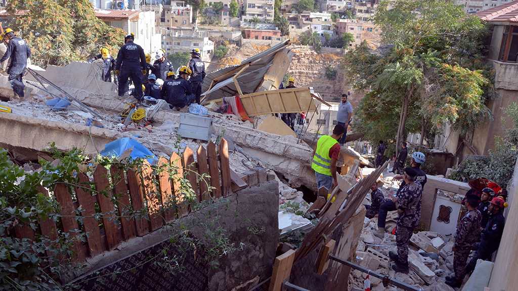 At Least 10 People Trapped in Collapsed Building in Jordan