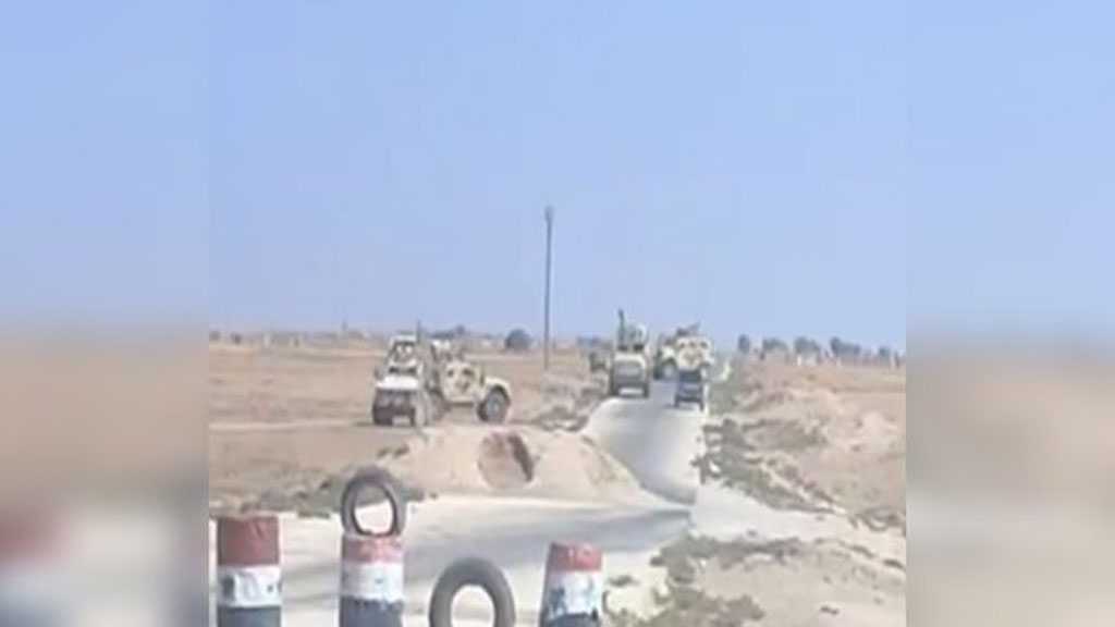 Syrian Army Checkpoint Expels US Occupation Convoy from A Village in Hasaka Countryside