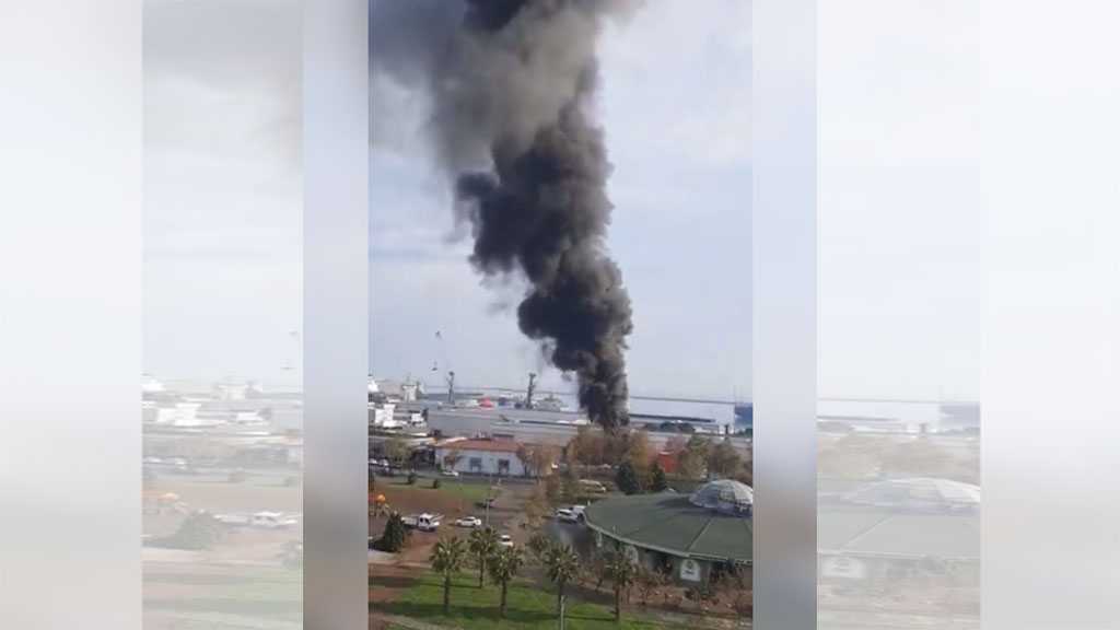 Explosion, Blaze Reported in Turkish Port City Samsun