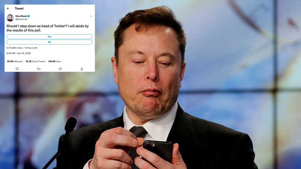 Musk Asking Twitter Users Whether He Should Step Down as CEO