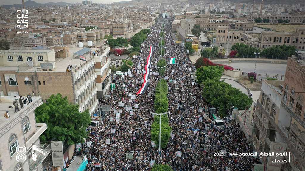 Yemenis Mark 8th Anniversary of Saudi-led War in Nationwide Rallies