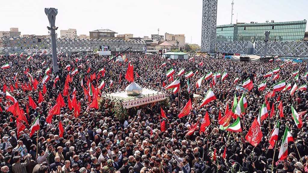Iran Holds Mass Funeral for IRG Military Advisors Martyred in Syria