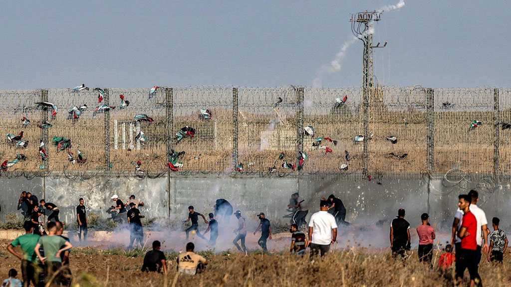 Dozens of Palestinian Injured as IOF Attack in Protesters Gaza