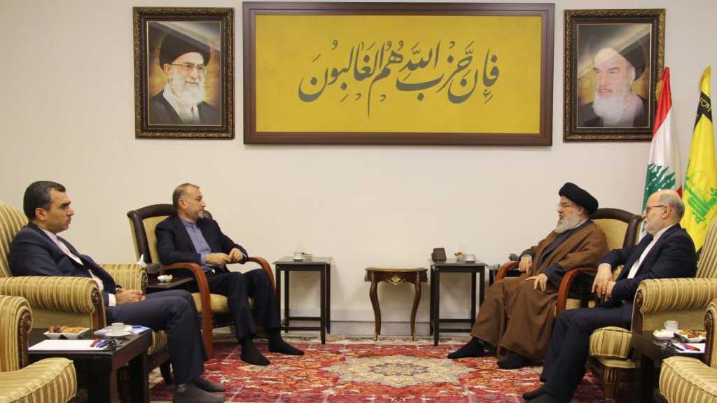 Sayyed Nasrallah Receives Iranian FM 