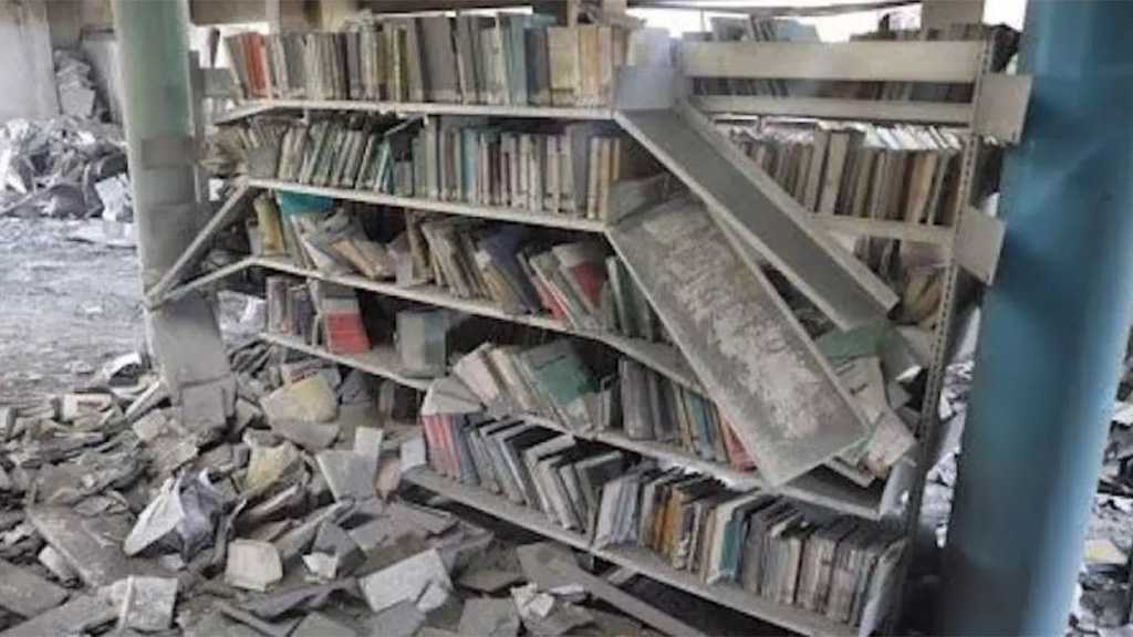 “Israel” Destroys Gaza’s Main Public Library 