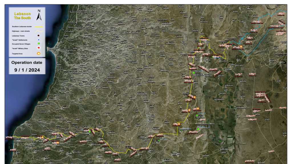 Operations of the Islamic Resistance on Tuesday, January 9, 2024