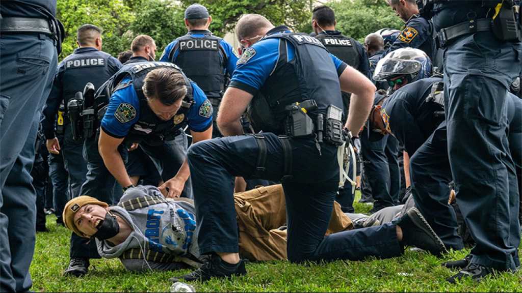 US Police Attack, Arrest Pro Palestine Protesters at Columbia University 