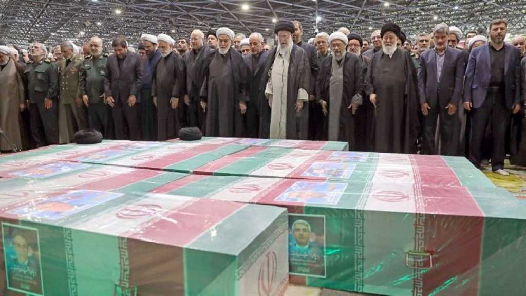 Imam Khamenei Prays over Bodies of President Raisi, Companions 