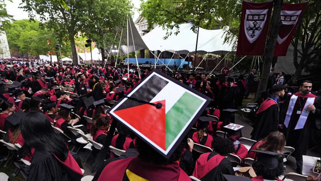 Thousands of Angry Students Support Suspended Pro-Palestine Fellows at Harvard: Repression will Make Us Stronger