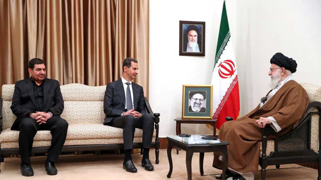 Imam Khamenei Receives Al-Assad, Hails Syria’s Resistance